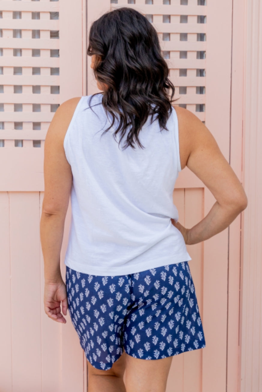 Tobago Coral Cotton Boxer Shorts