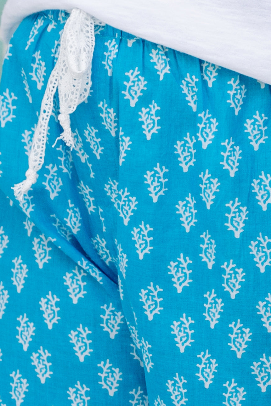 Tobago Coral Cotton Boxer Shorts