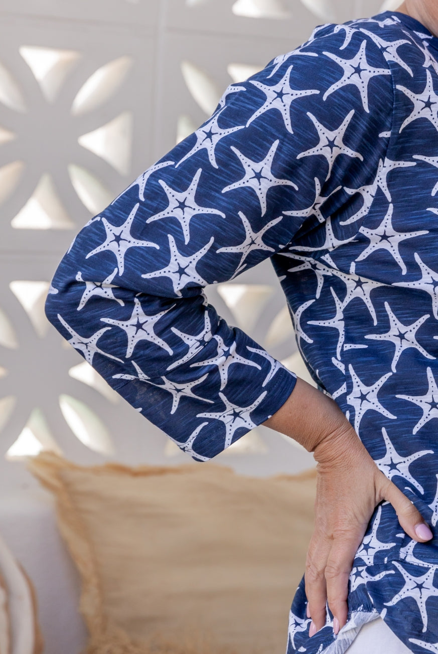 Seastar 3/4 Sleeve Top