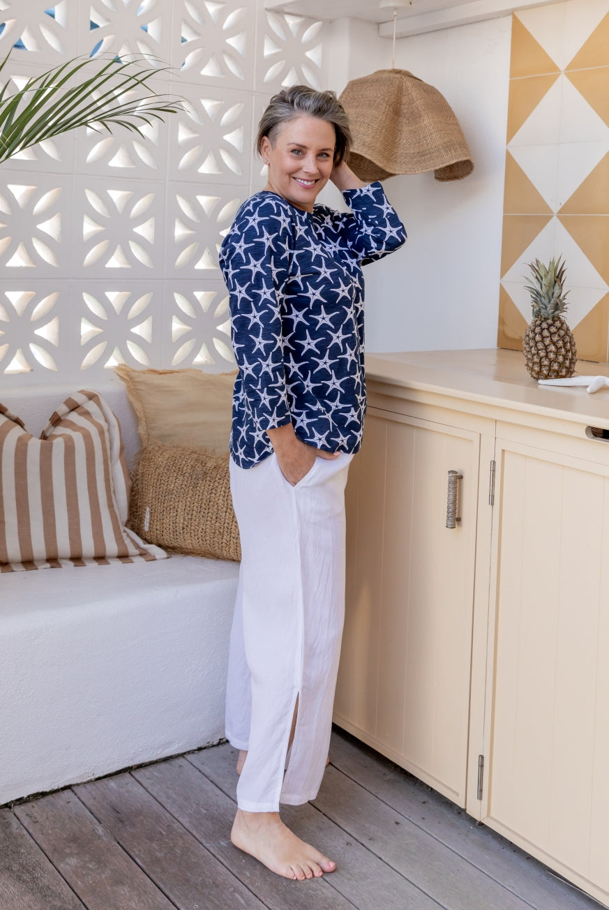 Seastar 3/4 Sleeve Top