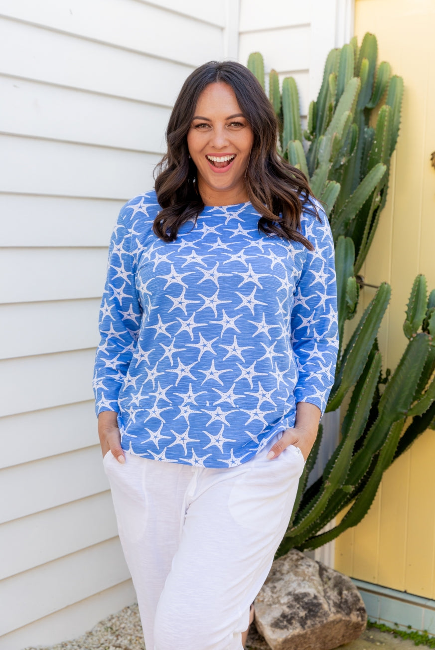 Seastar 3/4 Sleeve Top