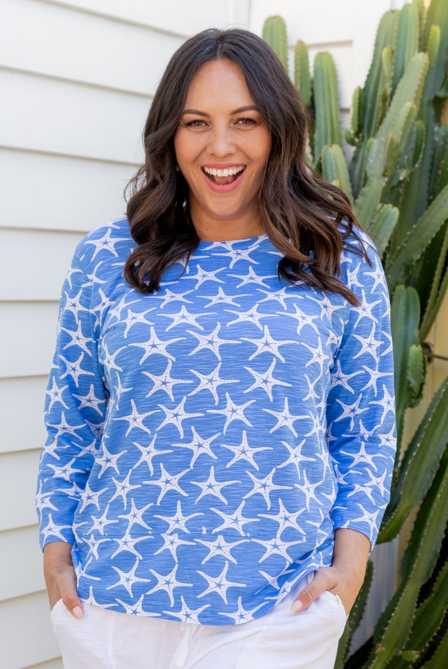 Seastar 3/4 Sleeve Top
