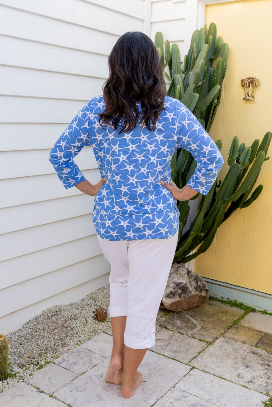 Seastar 3/4 Sleeve Top
