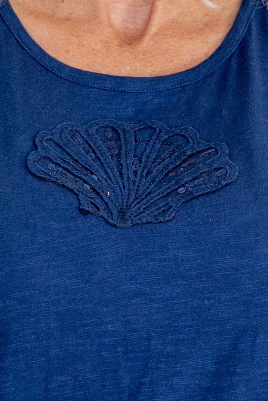 SeaShell Cotton Tank Top