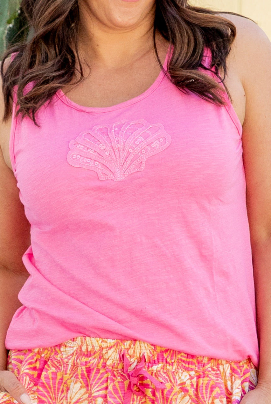 SeaShell Cotton Tank Top