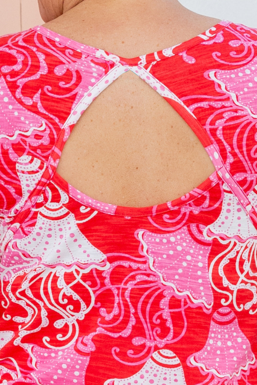 Frilly Fish Cotton Tank Top