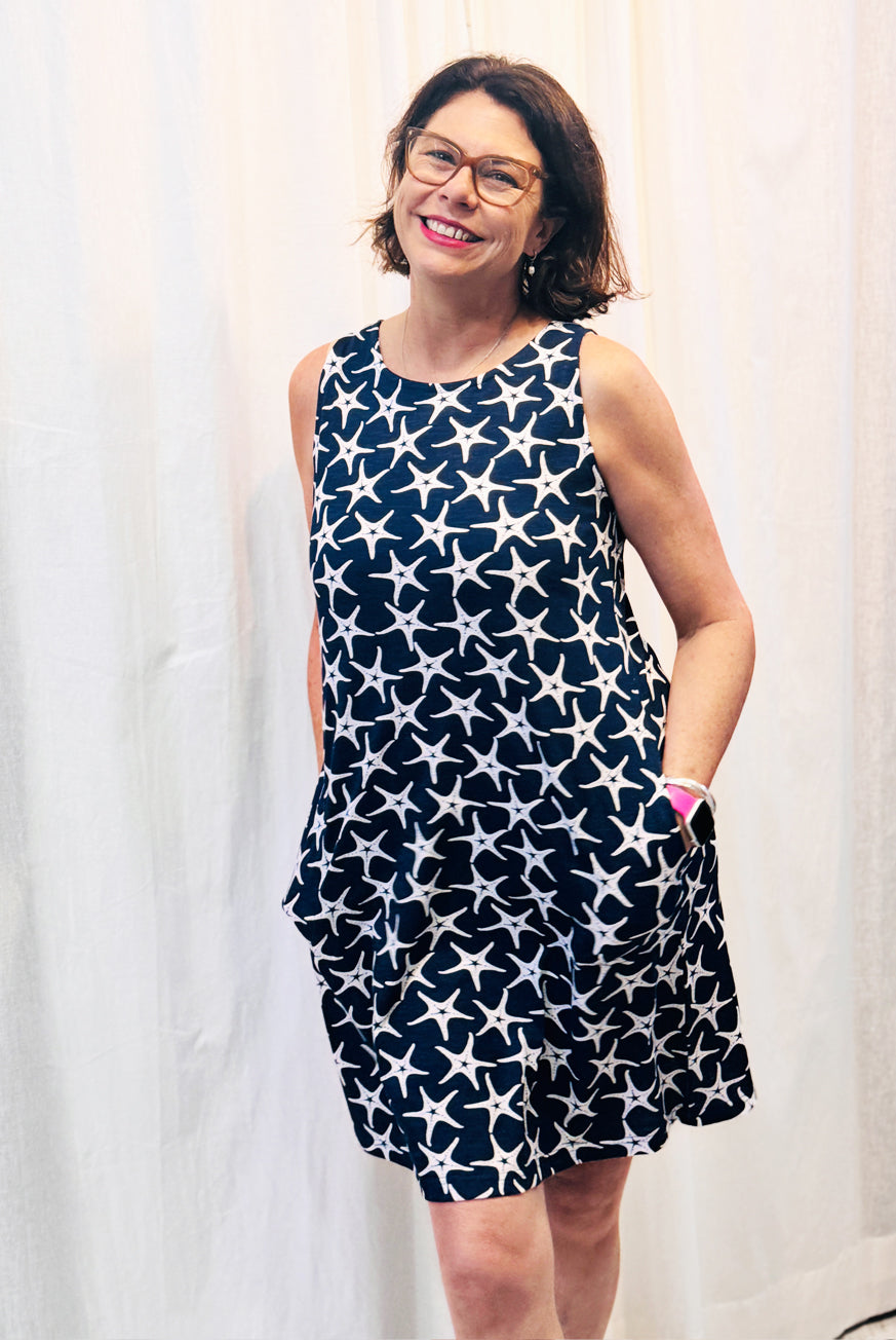 SeaStar Cotton Dress with Criss Cross Straps
