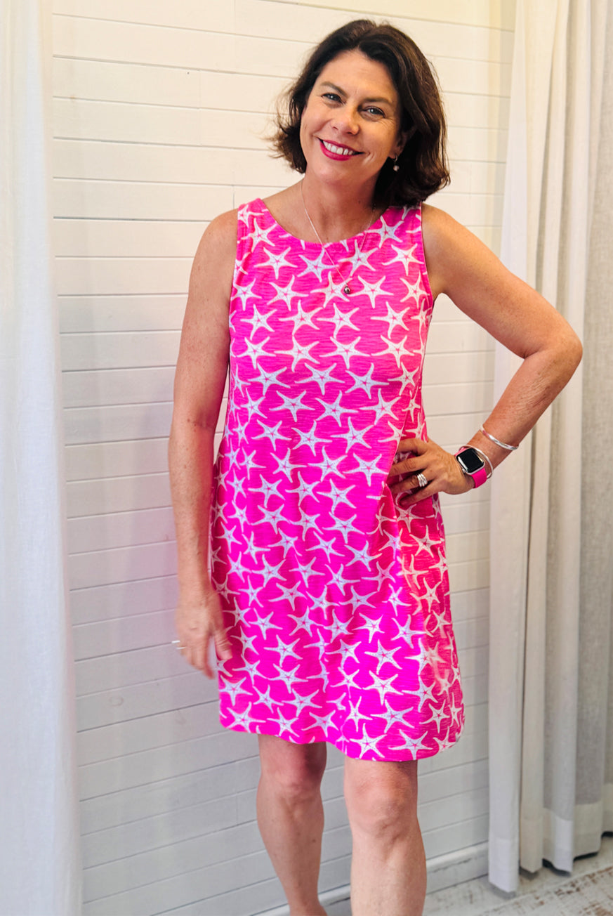 SeaStar Cotton Dress with Criss Cross Straps