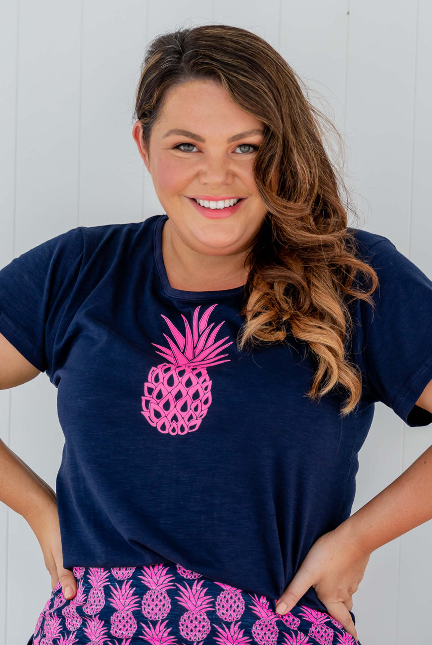 Sea Island Cotton Pineapple Beach Tee | West Indies Wear