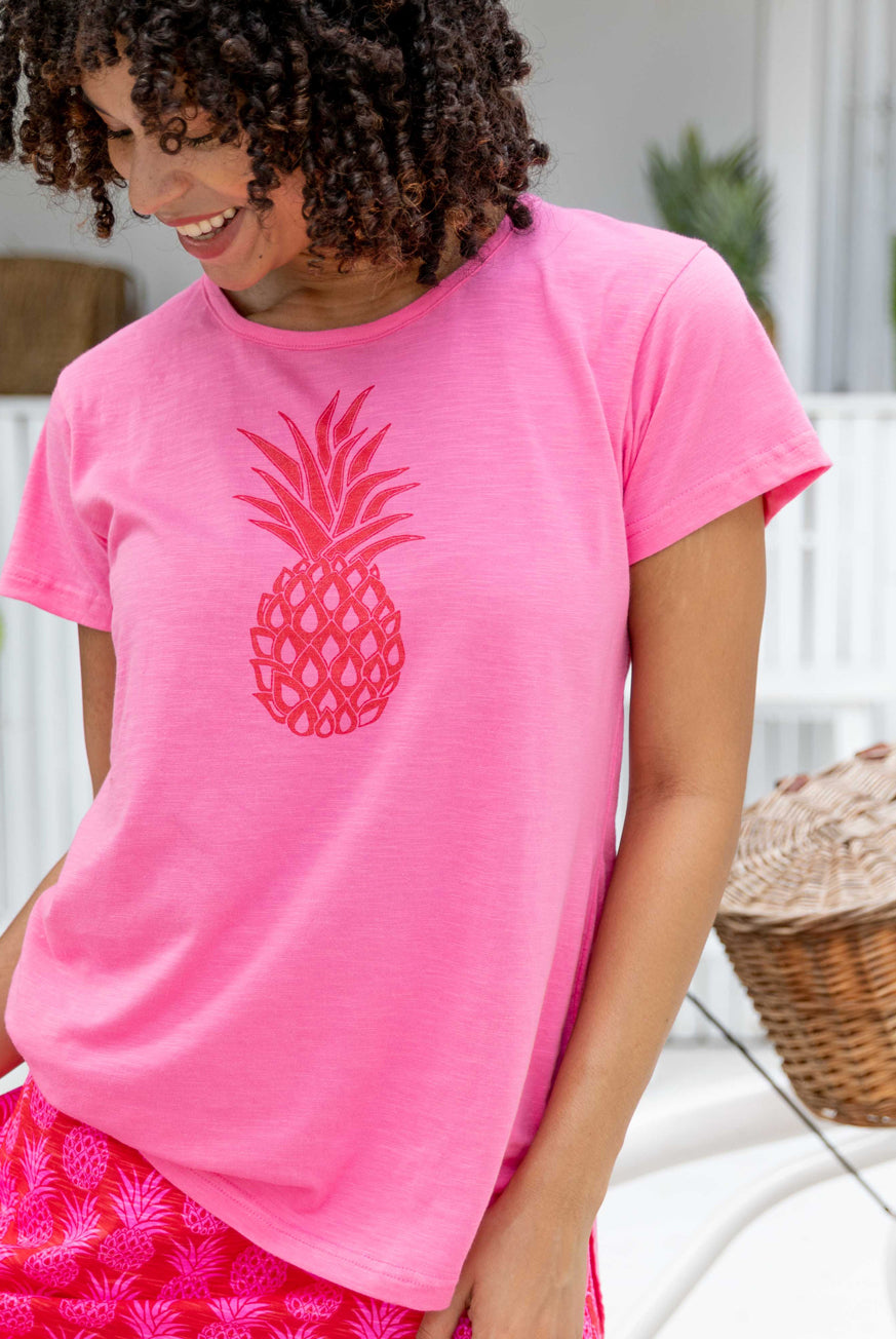 Pineapple Cotton Beach Tee