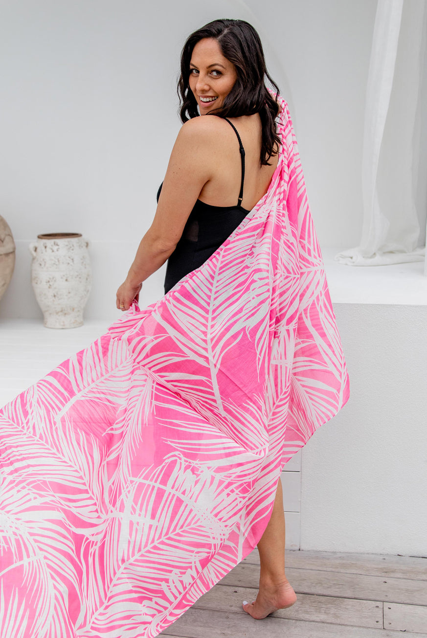 Island View Printed Cotton Sarong Pareo