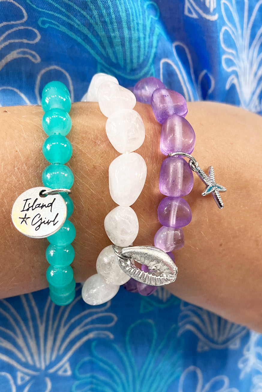 Coconut Grove Bead Beach Bracelet Tropical Jewelry by West