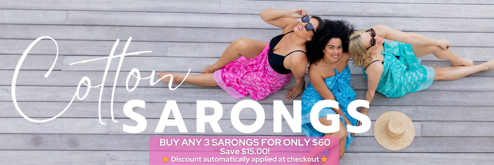 Cotton Beach Sarongs & Wraps