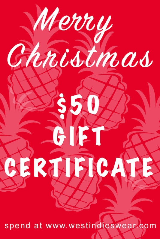 Gift Certificate for Island Vacation Outfits - West Indies Wear