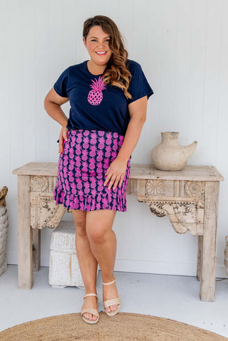 Pineapple Cotton Beach Skirt – West Indies Wear