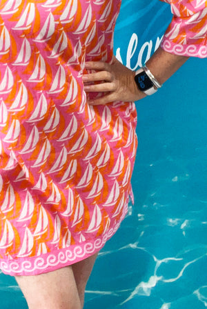 Sailaway Cotton Tunic Dress for Women - West Indies Wear