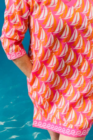 Sailaway Cotton Tunic Dress for Women - West Indies Wear