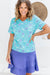 Reef Fish Elbow Sleeve Cotton Tee: The Perfect Island Vacation Top