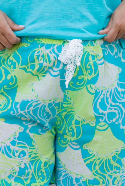 Frilly Fish Cotton Boxer Shorts