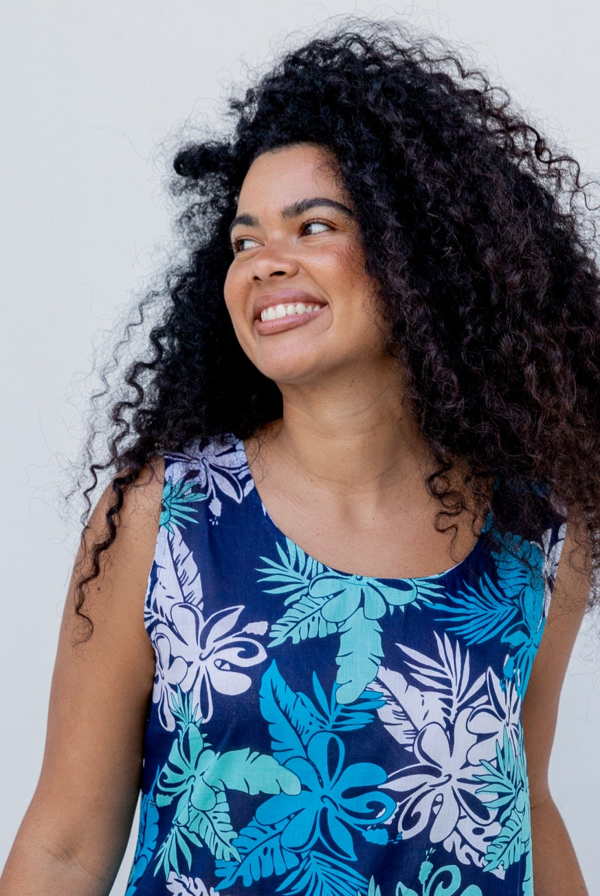 Hibiscus Cotton Vacation Dress Hibiscus Cotton Vacation Dress
