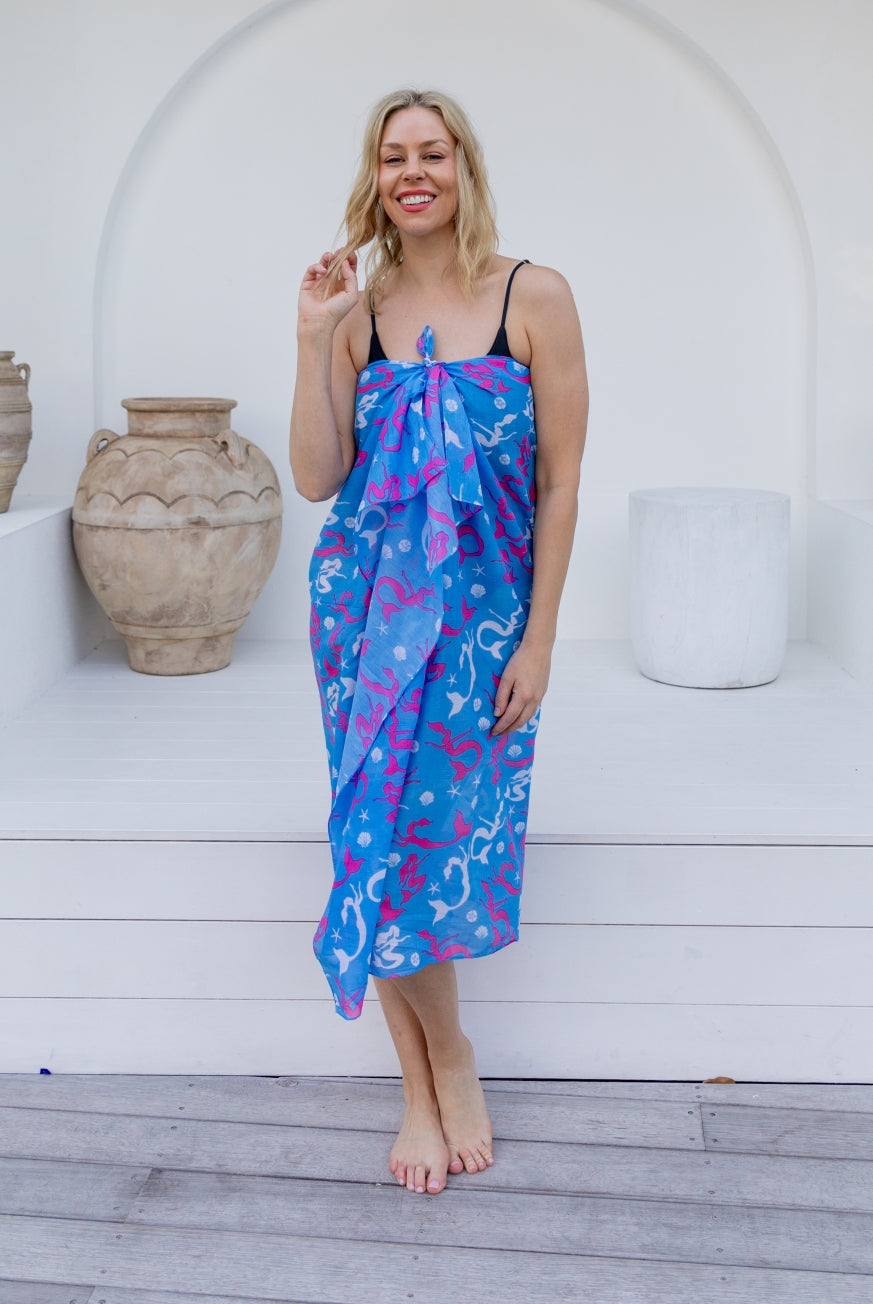 Sarong 2025 cotton dress