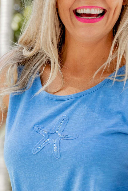 Starfish Cotton Tank Top