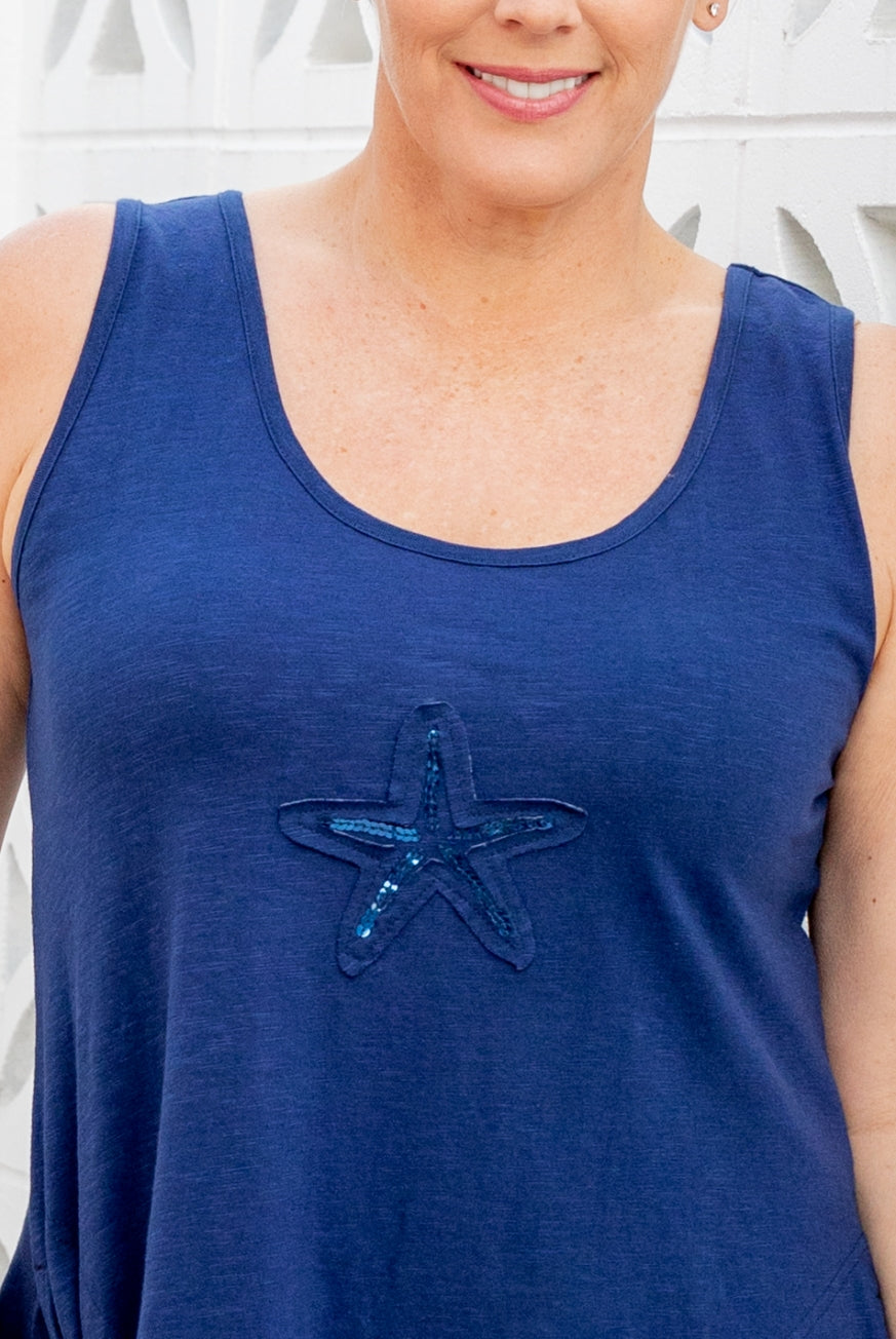 Classic Cotton Keyhole Dress