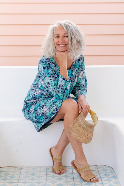 Coral Reef Sleeve Dress