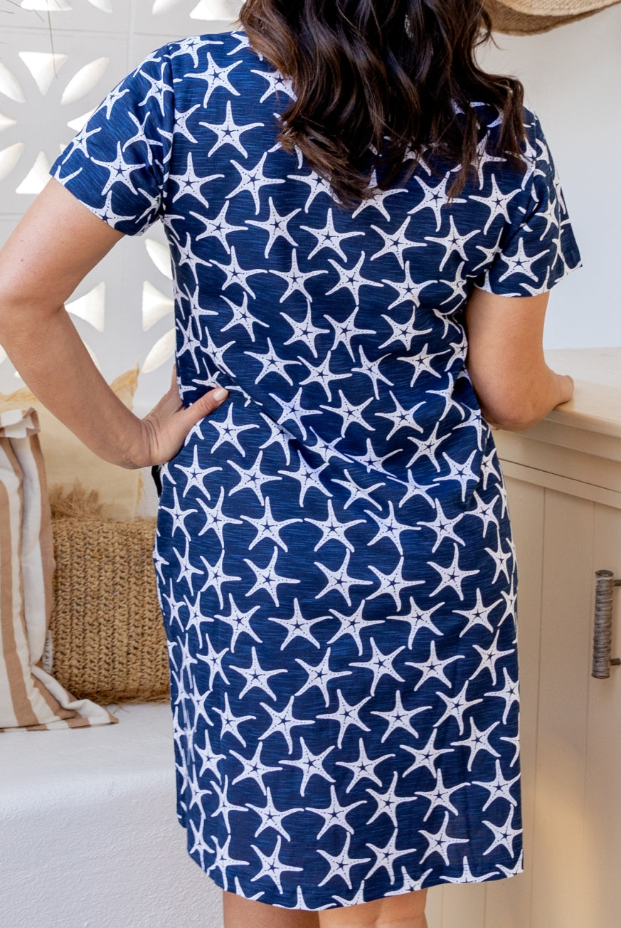 Seastar Cotton Dress – Cool & Comfy Island Style Seastar Cotton Dress – Cool & Comfy Island Style