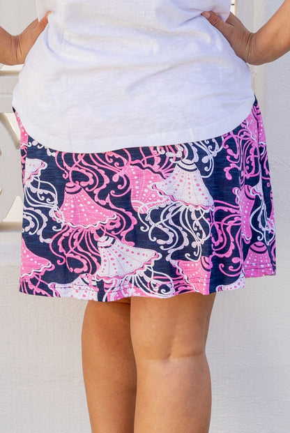 Frilly Fish Cotton Beach or Golf Skort