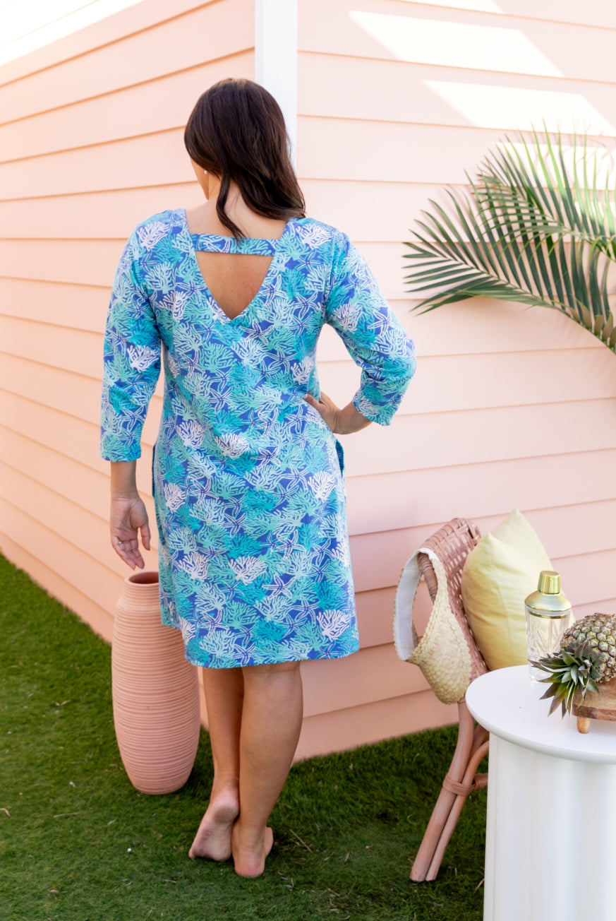 Coral Reef Sleeve Dress