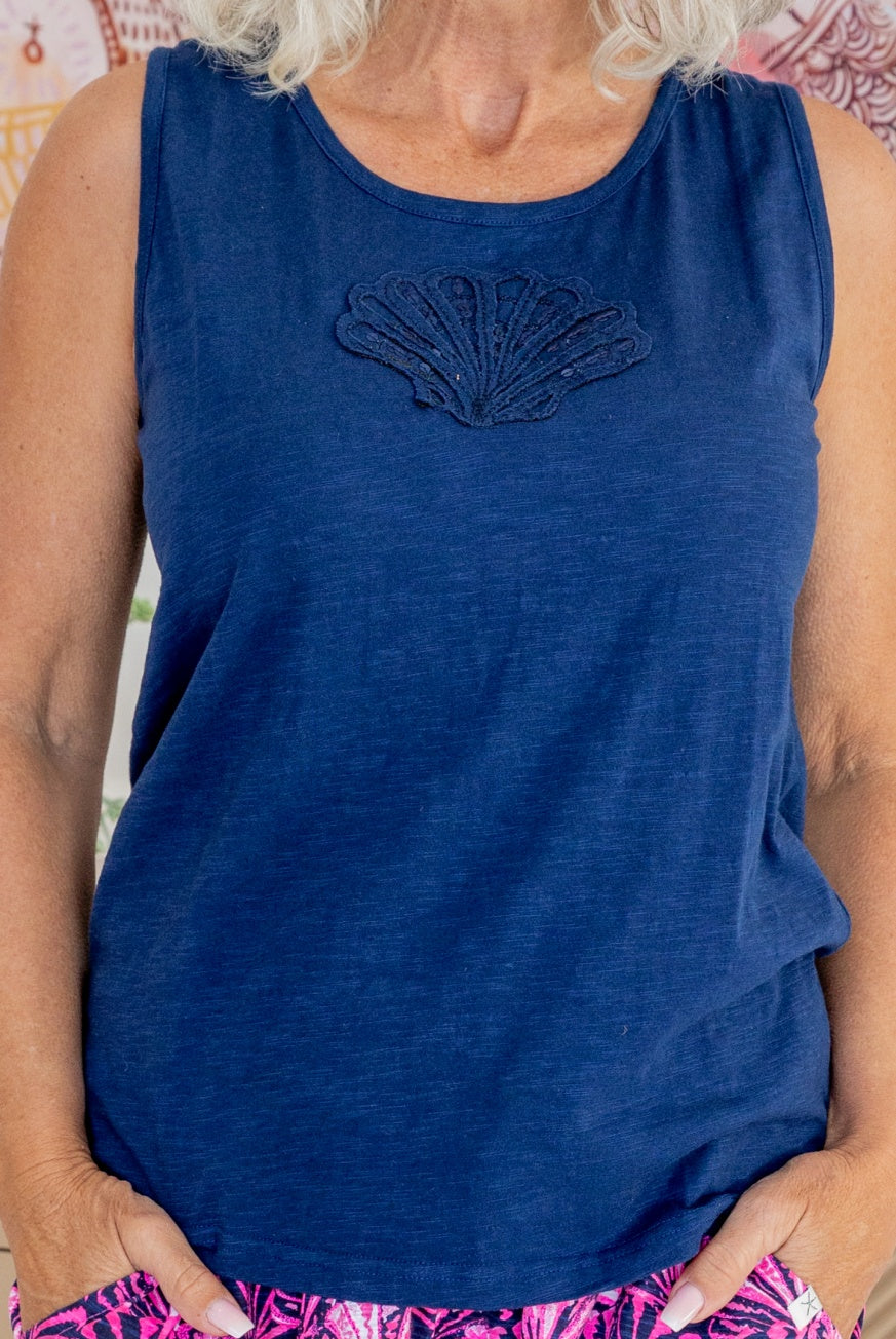 SeaShell Cotton Tank Top