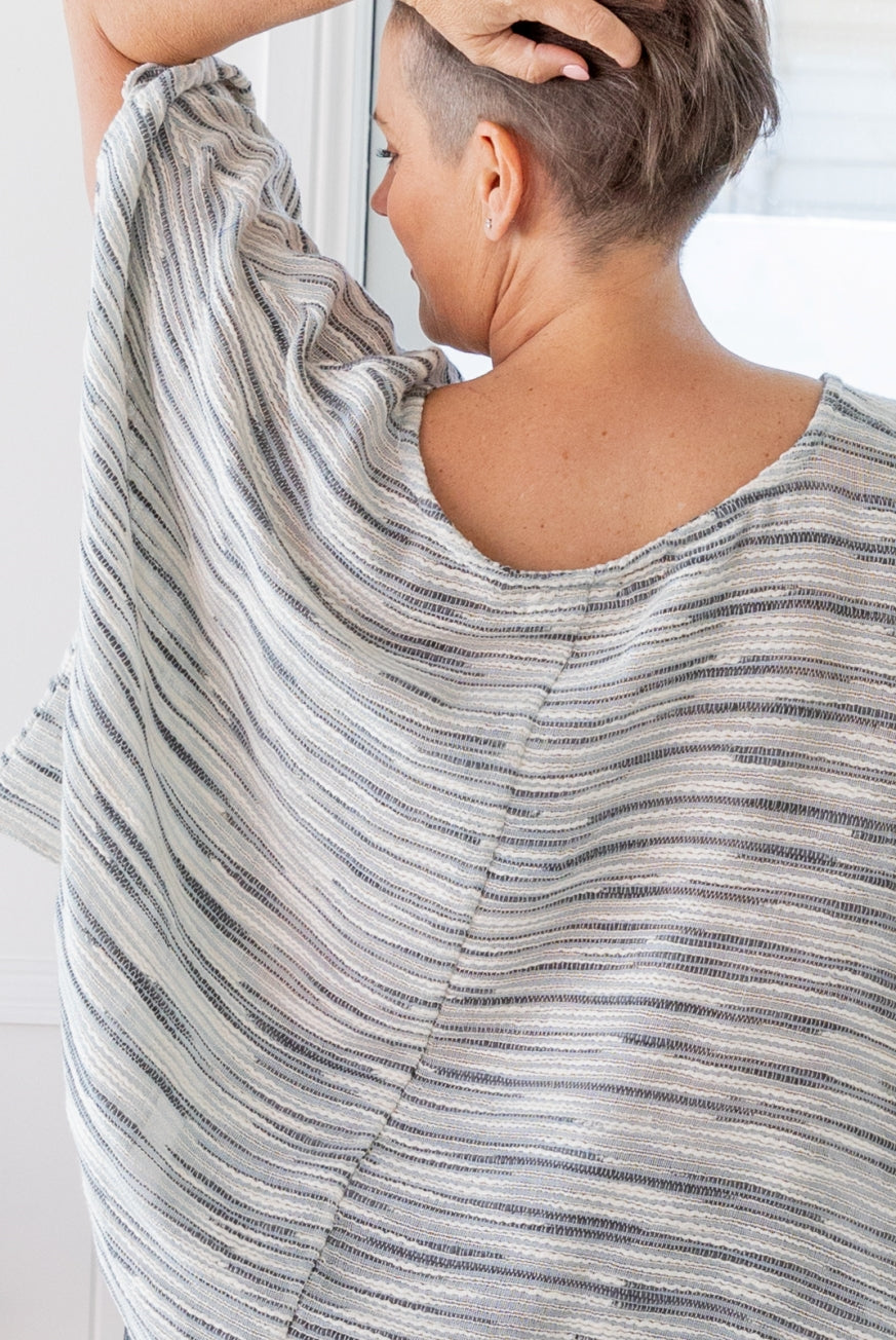 Tessuto Hand Woven Cotton Top
