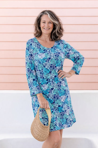 Coral Reef Sleeve Dress