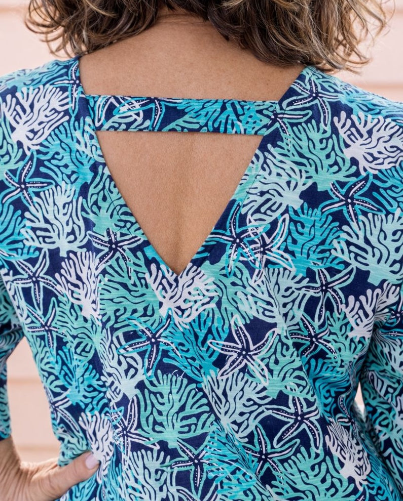 Coral Reef Sleeve Dress