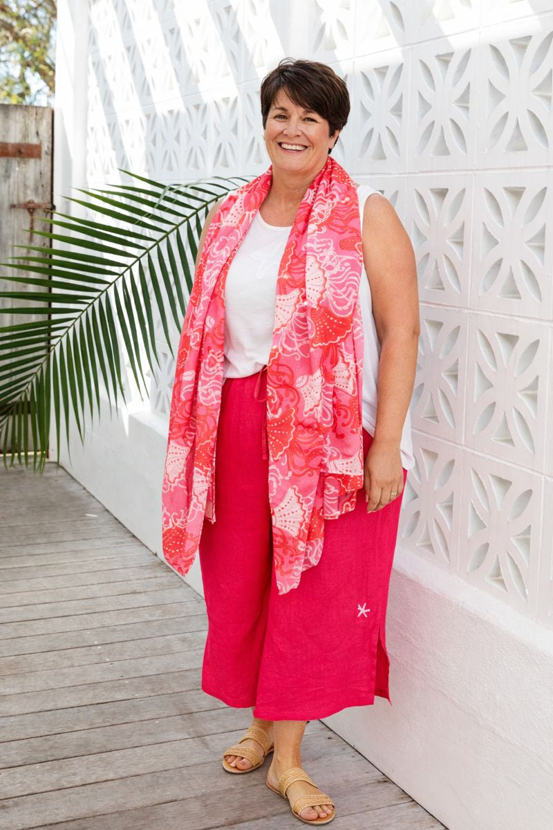 Frill Fish Cotton Beach Sarongs