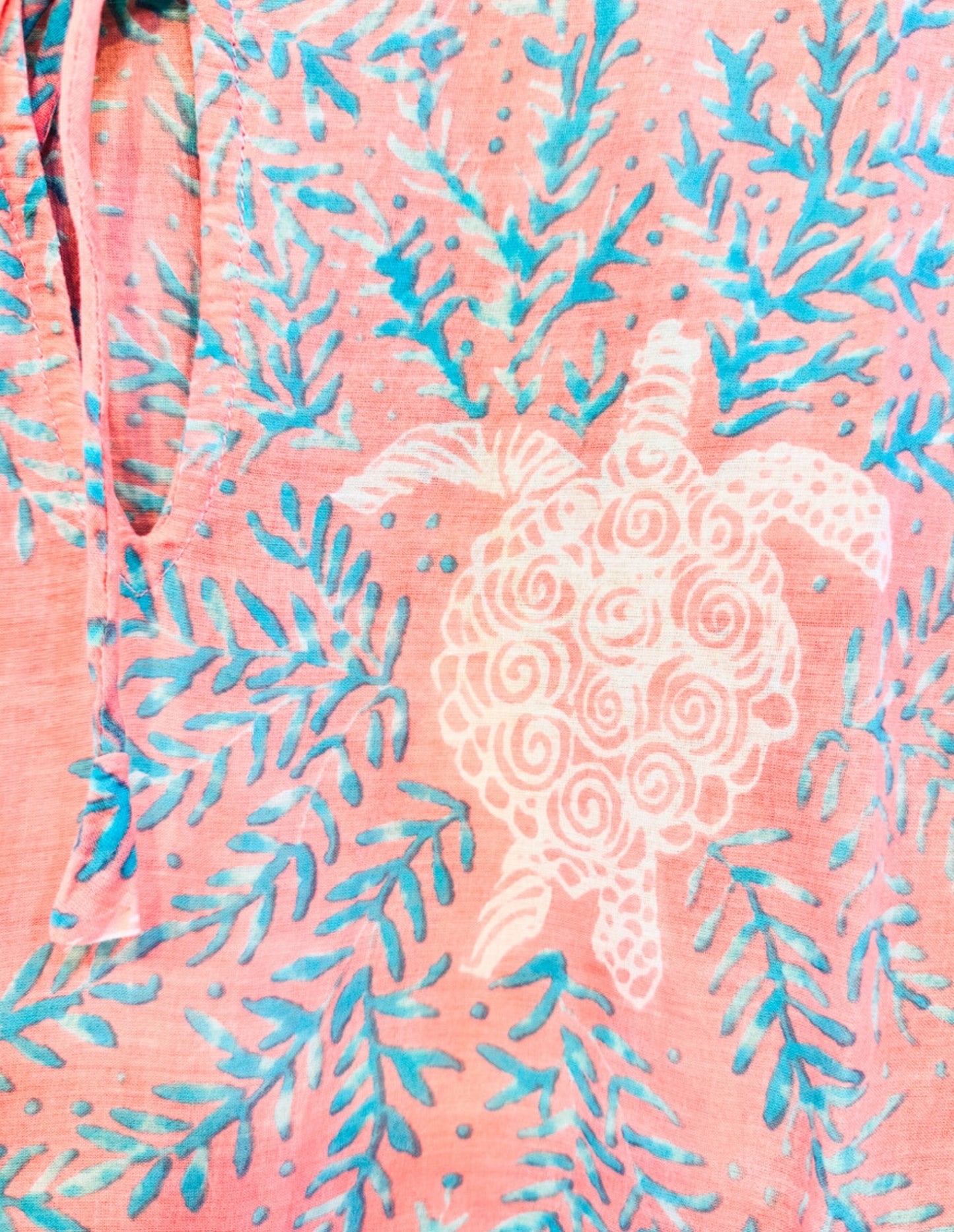 Turtle Cotton Beach Tunic Coverup