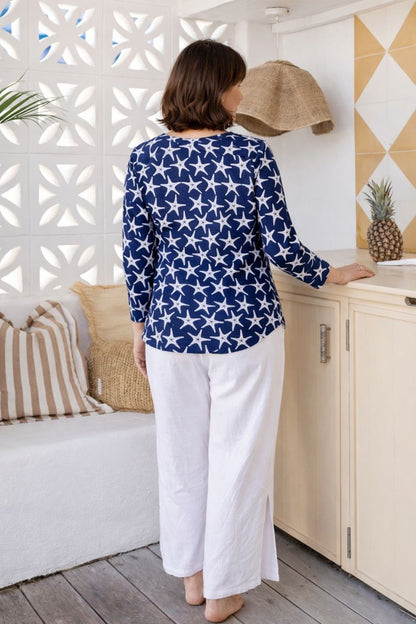 Seastar 3/4 Sleeve Top