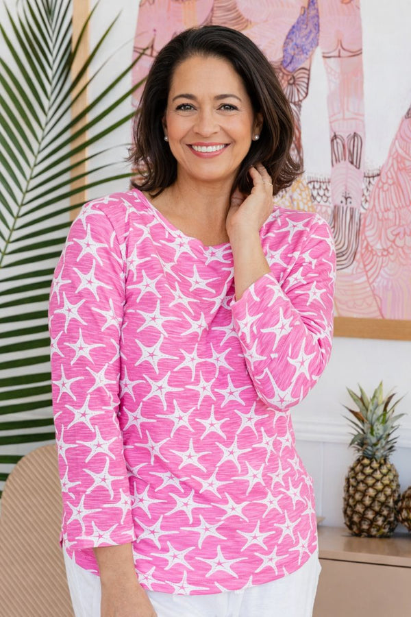 Seastar 3/4 Sleeve Top