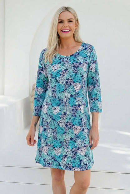 Coral Reef Sleeve Dress