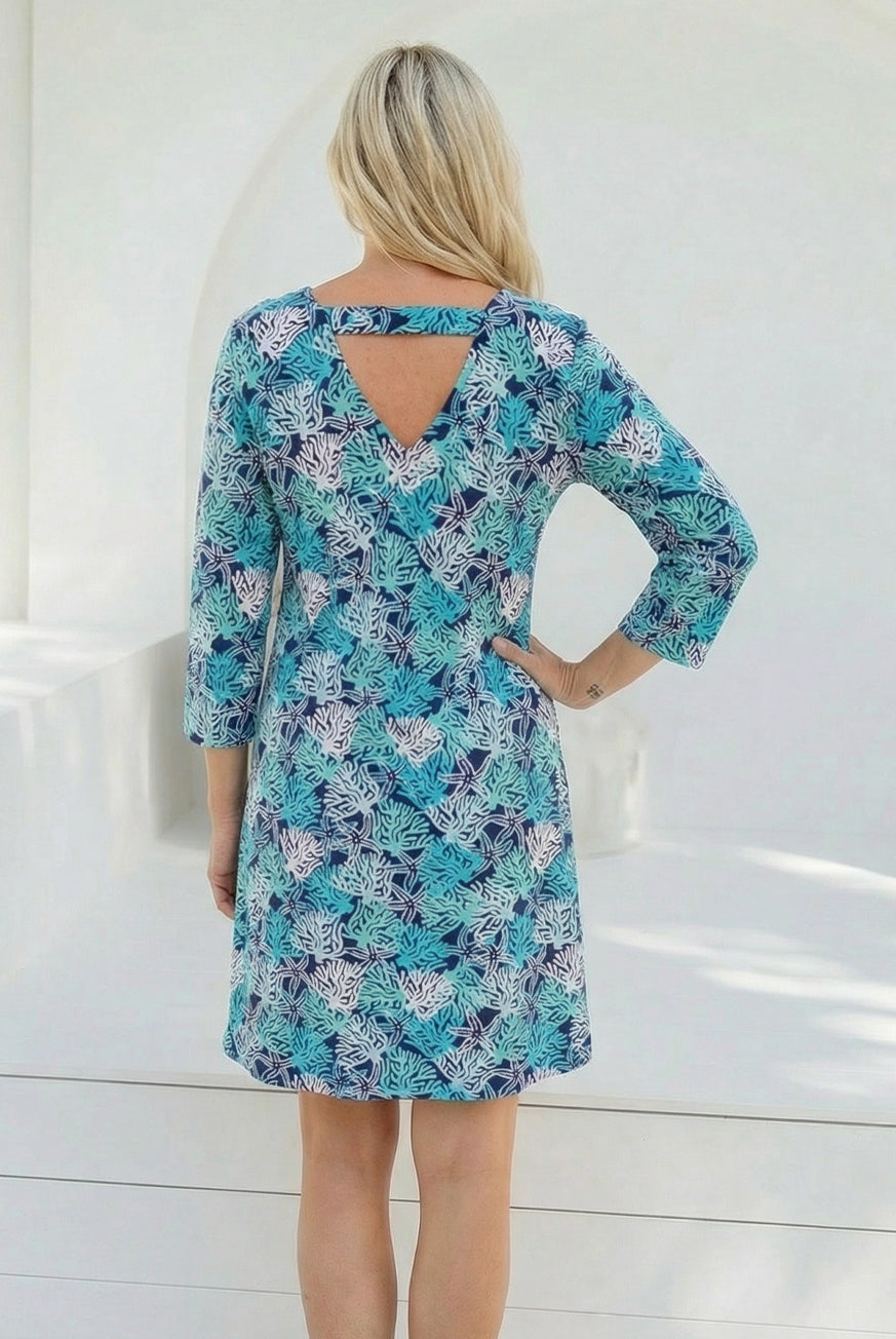Coral Reef Sleeve Dress