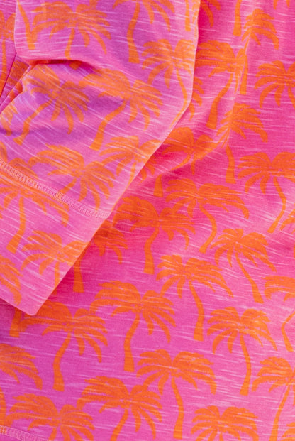 Palm Tree Long Sleeve Top