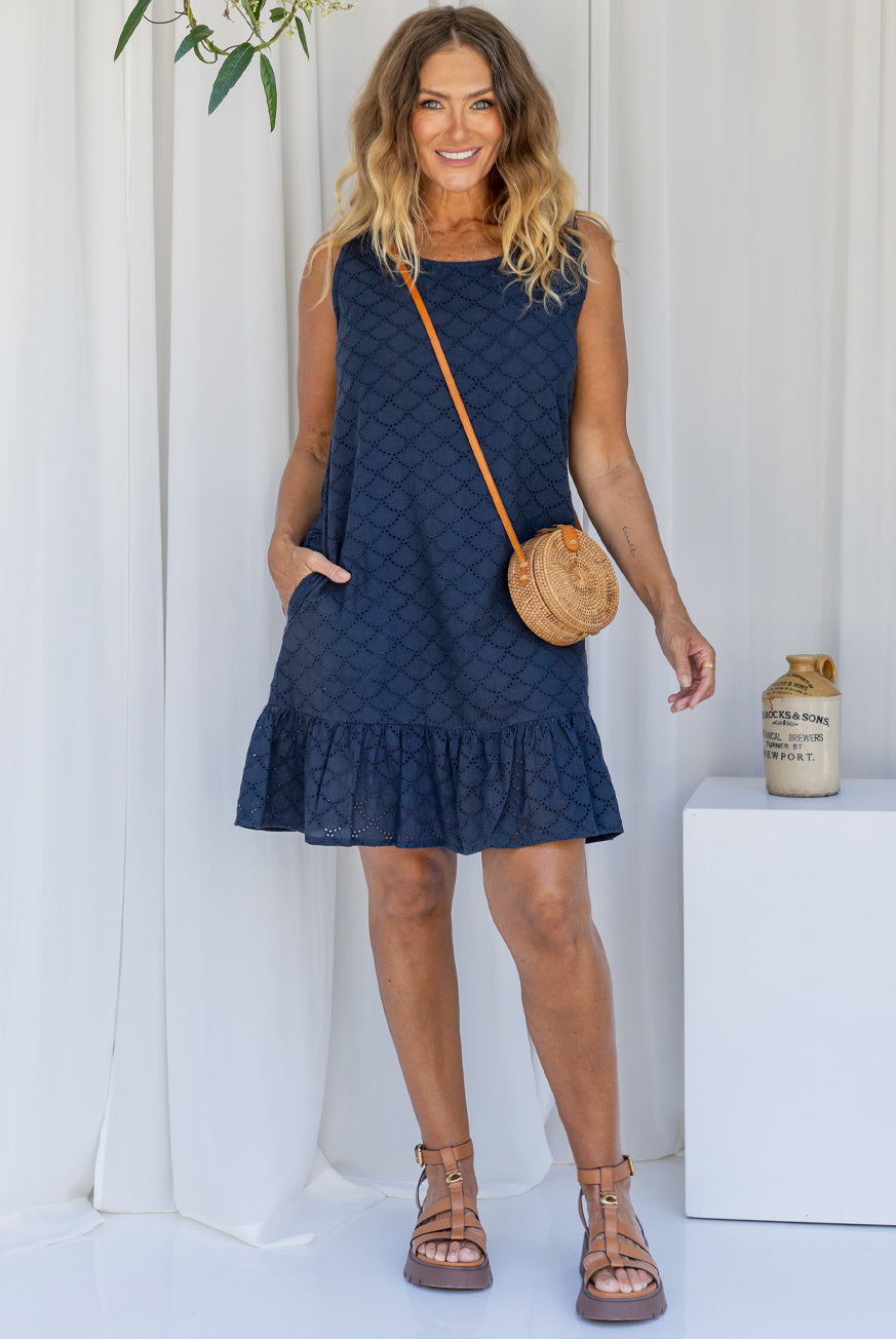 Mermaid Embroidery Dress