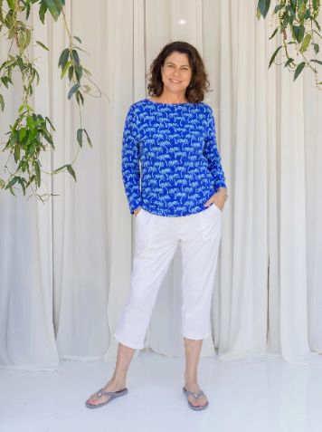 Palm Tree 3/4 Cotton Tee
