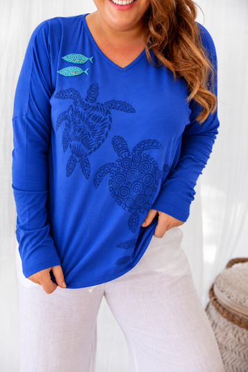 Turtle Oversized Tee