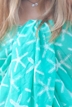 Wishes Printed Cotton Sarong Pareo KVWSHS