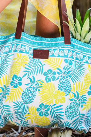 Pinacolada Cotton Beach Bag KVBBPC