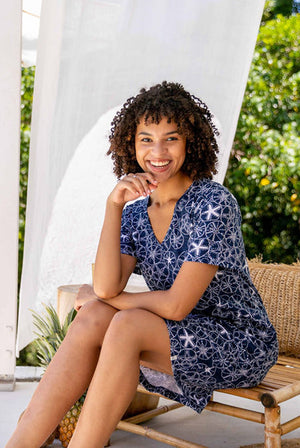 Sanibel Sea Island Cotton Beach Dress  - West Indies Wear