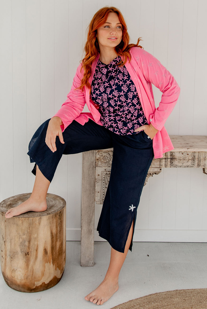 Starfish Burnout Cardi: A Must-Have for Your Island Vacation Wardrobe
