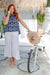 Anguilla Seaside Shell Top: Sea Island Cotton Dress Shirt